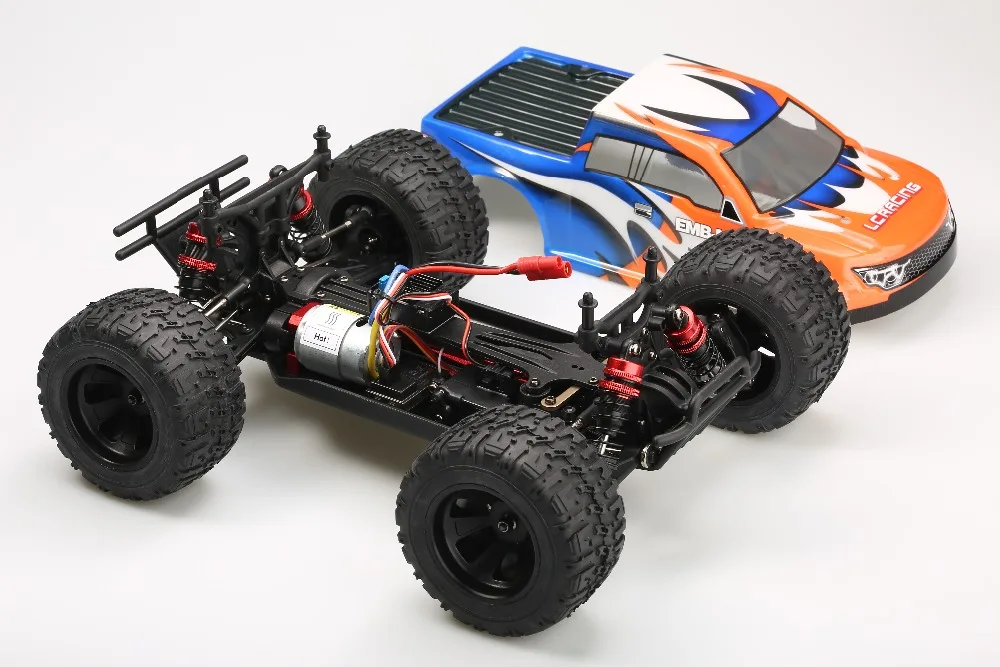 LC Racing EMB-MTL 1/14 масштаб 4WD электродвигатель RC Monster truck RTR версия 2,4G радио