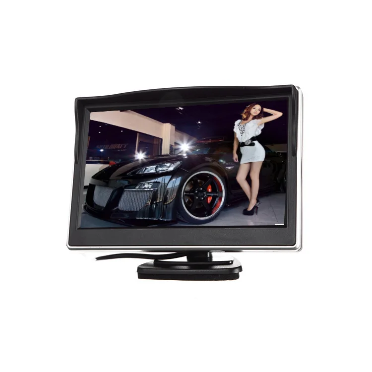 

5 Inch Car Monitor TFT LCD Screen HD Digital Color Car Rear View Monitor Support DVD / Camera Electronics Car-styling
