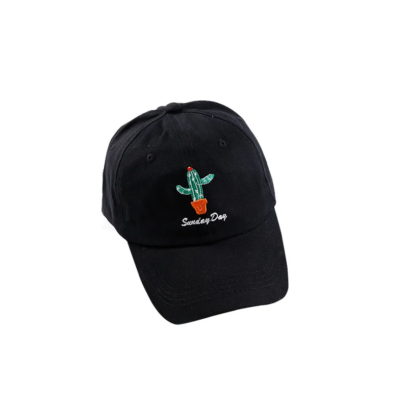 2019 Весна Лето Вышивка кактус уличная бейсболка Вельветовая Кепка Snapback модные