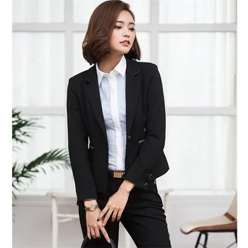 

Custom Made Black Wedding Tuxedo Female Office Uniform Elegant Pant Suits 2 Piece Set Women Trouser Suit Slim Lady Trouser Suit