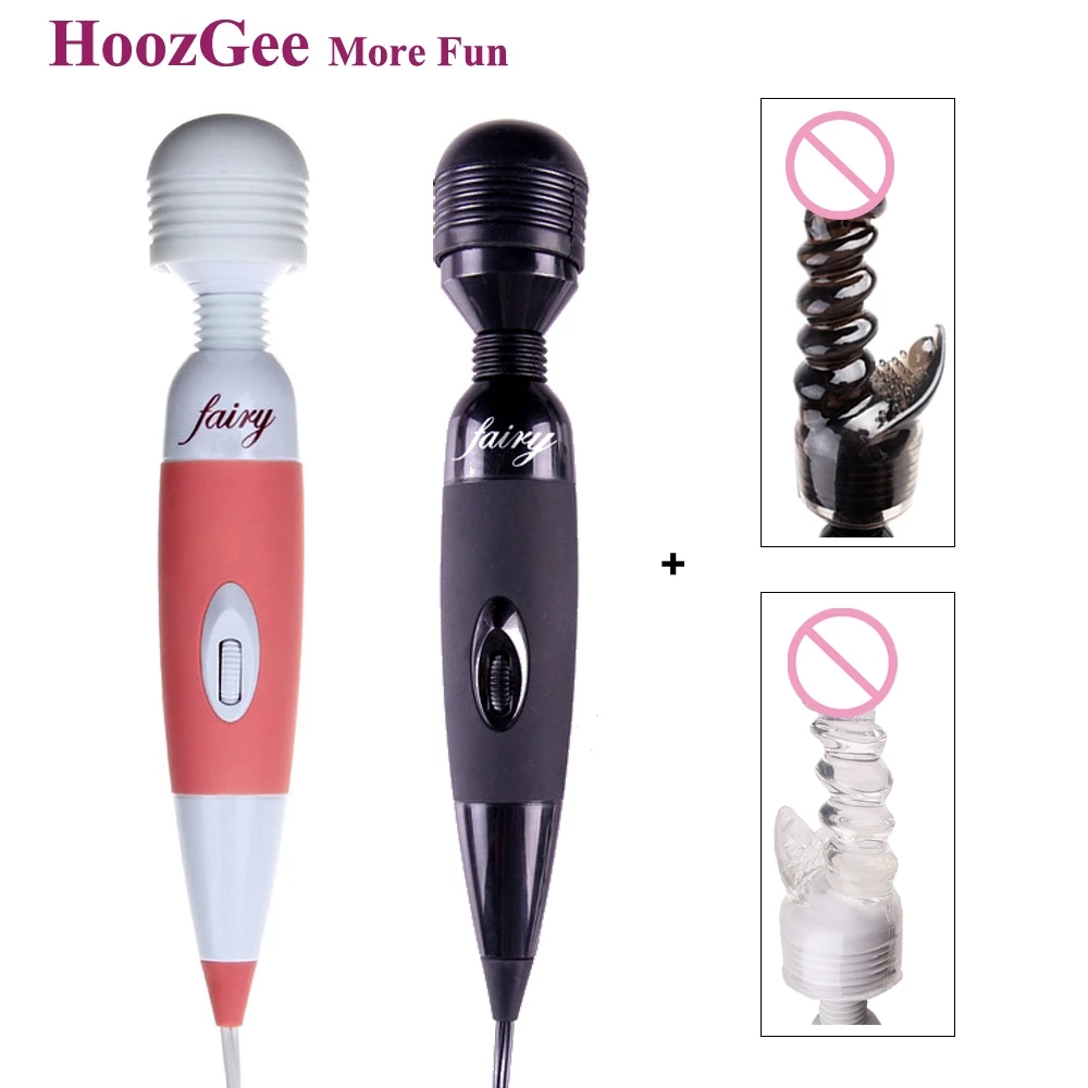 HoozGee длительный классический AV Stick вибратор товары супер шок волшебный массажер палочка с головой для женщин взрослых секс-игрушки - изображение