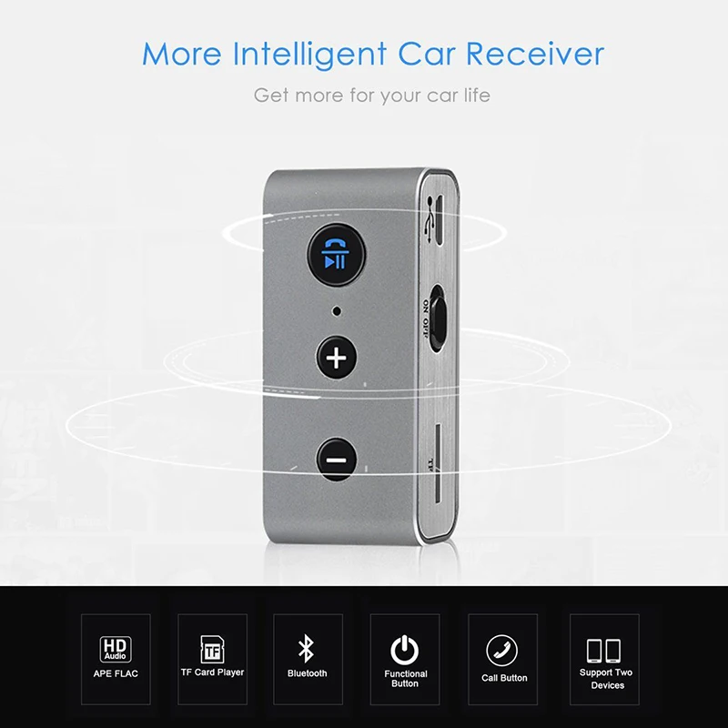 Bluetooth Aux 3,5 мм разъем Bluetooth автомобильный комплект Hands Free Музыка Аудио приемник адаптер авто AUX комплект для динамика Bluetooth BT710