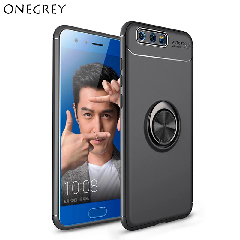 Чехол для Huawei Honor 9 10 Lite V9 V10 Роскошная подставка с магнитным кольцом 9i 7c 7x 8pro