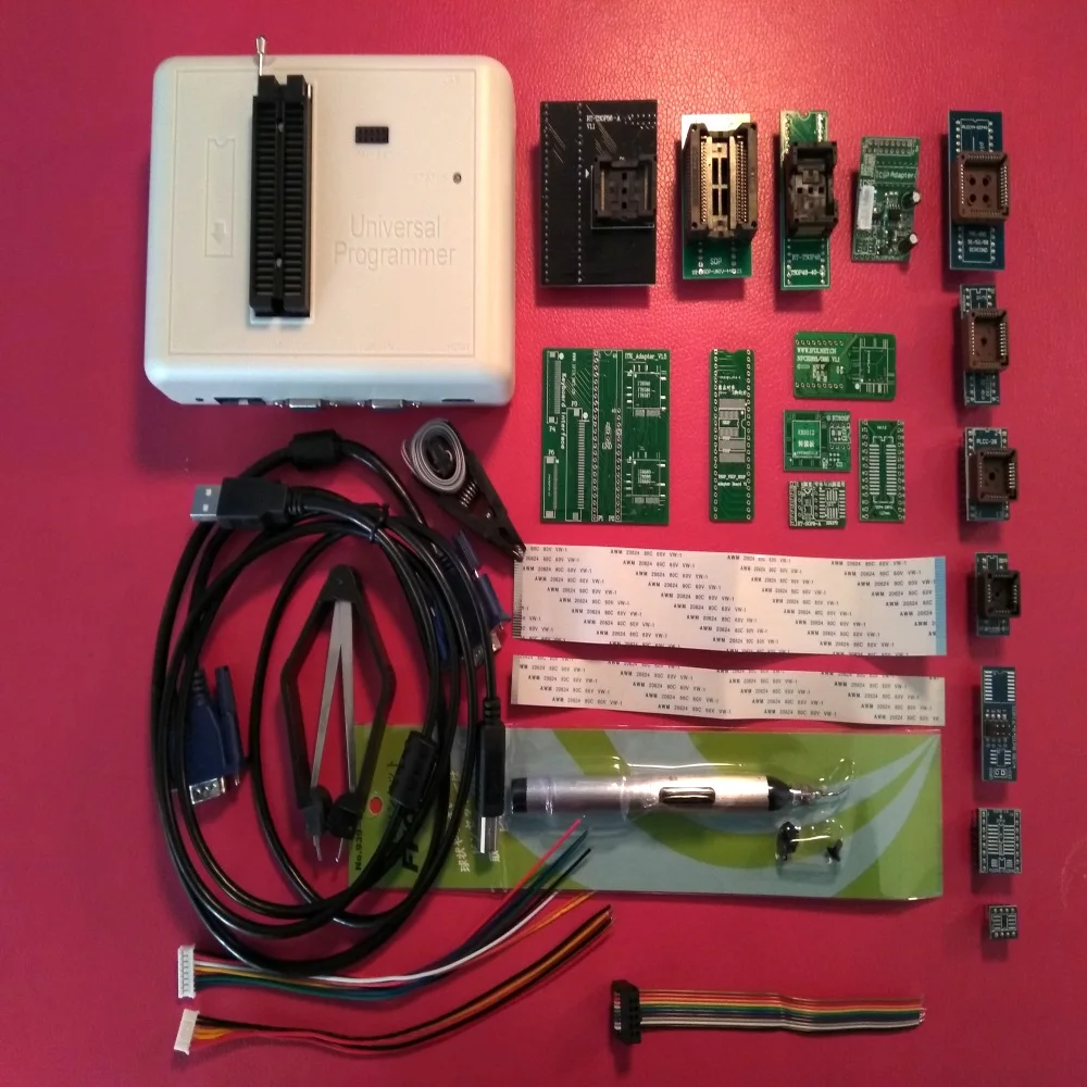 

Free shipping NEW PRODUCTS RT809H EMMC-Nand FLASH Extremely fast universal Programmer RT809H better than RT809F+22 adapters