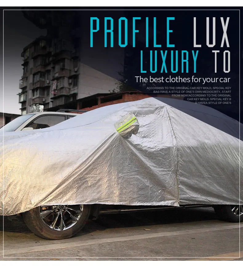 Waterproof Lndoor Outdoor Full Car Cover Sun UV Snow Dust Resistant