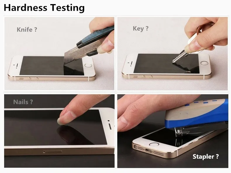 2.5D 0,3 мм Премиум Закаленное стекло протектор экрана для iPhone 5C X Закаленное Защитное стекло для iPhone на 5S SE 6s 6 7 8 plus X