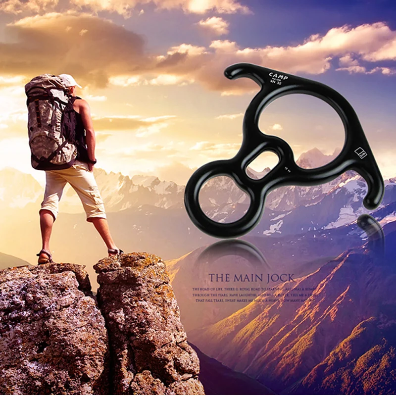 

Figure Eight Ring for Yoga Flying Swing-Hardware for Aerial yoga Kit fall arrester 32KN with CE Rappel devices