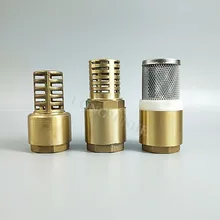 Прямая поставка с фабрики Высокое качество " внутренняя резьба нижний клапан латунь односторонний обратный клапан водяной Насос Ножной клапан