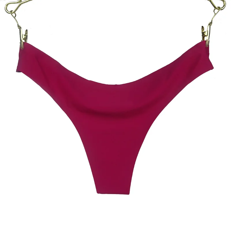 Prettywowgo 6 pcs/lot Seamless Underwear 2019 New Arrival Women 6 Color G String Seamless Thong Panties M L XL XXL 7288