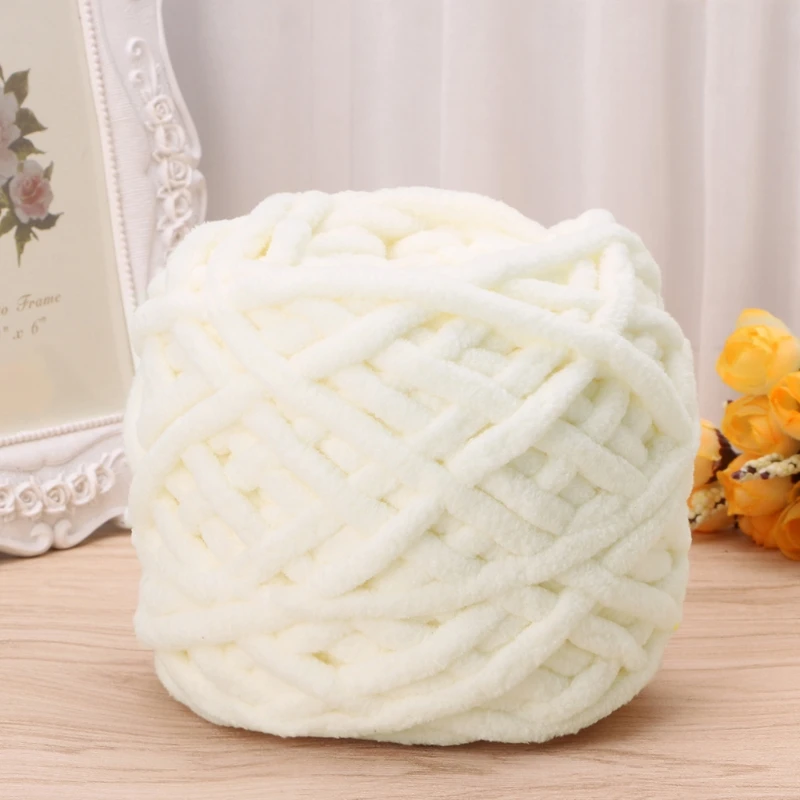 

100g/1ball Soft Cotton Hand Knitting Yarn Chunky Woven Bulky Crochet Worested-P101