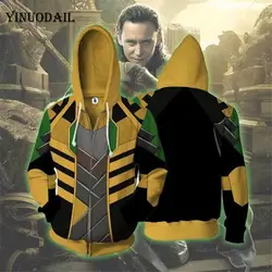 Мстители 4 Endgame мужские и женские толстовки на молнии An-ti hero Loki 3D куртка с капюшоном Супер Герой Толстовка уличная Косплей Костюм