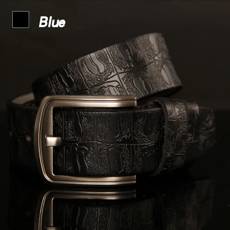 ranger belt HREECOW Designer Belts Men High Quality Male Belt Genuine Leather Strap Luxury Famous Brand Crocodile Pin Buckle Ceinture Homme mens red belt Belts