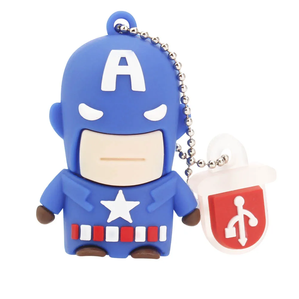 

usb flash drive cartoon flash memory usb 3.0 Superhero Avengers Batman Spiderman pendrive 4gb 8gb 16gb 32gb 64gb 128GB Best gift