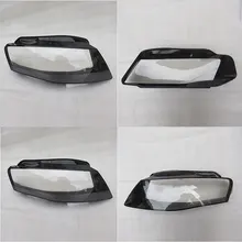 I fari anteriori fari lampada paralume in vetro coperchio della lampada shell trasparente maschere Per per Audi A4 B8 2008-2012
