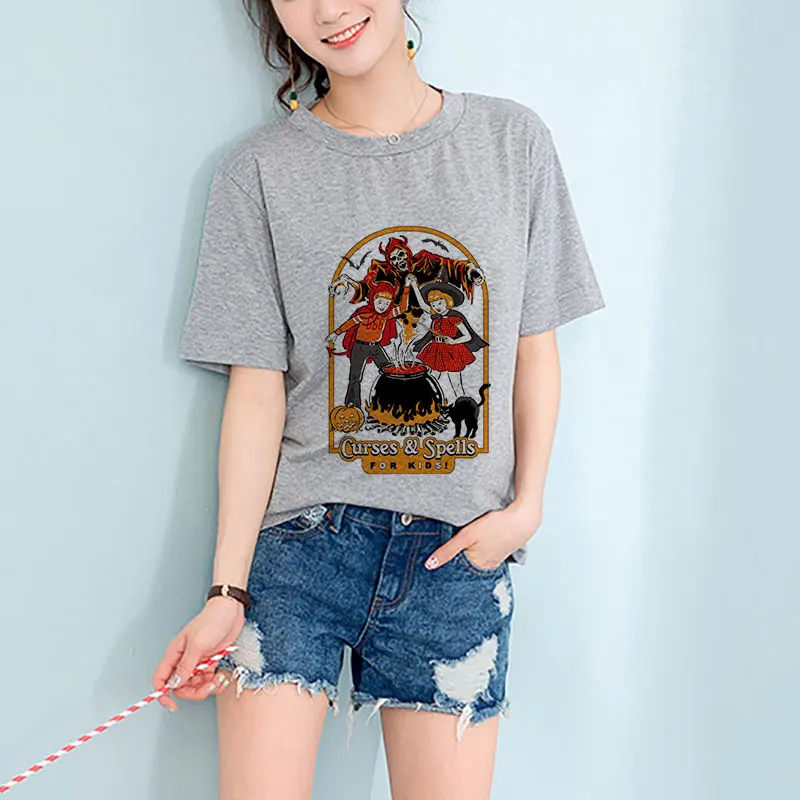 

T-shirt Women Summer Ulzzang Cute Print Women T Shirt Kawaii 90s New Fashion Girls Casual Tee Shirt Short Sleeve Ladies Tops