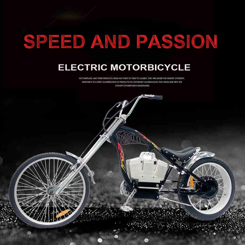 Sale Bicycle Electric E -motor Light Super Ebike Creative Electric Bike 48 V 500 W + 48 V 10ah Lithium Battery Electric Motorcycle 0