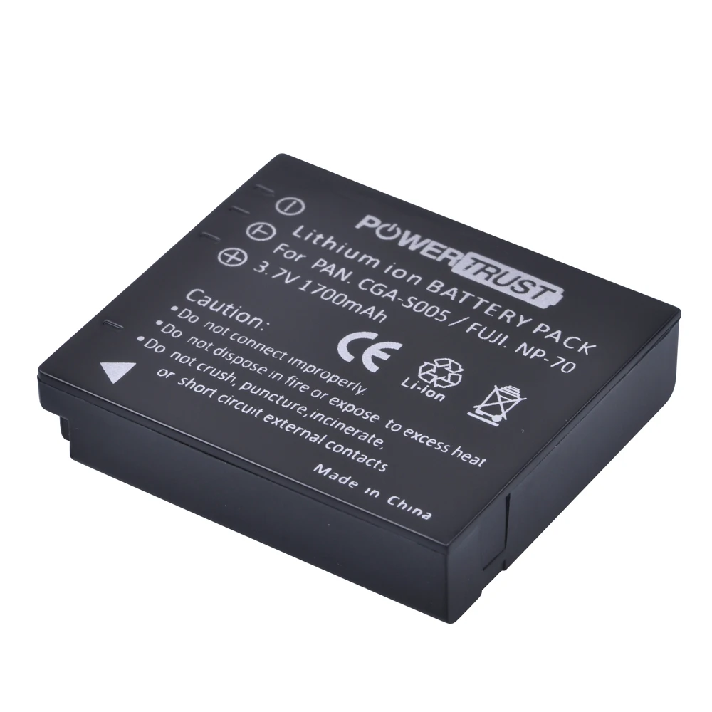 4 шт. CGA-S005 1700 мАч CGA S005 CGAS005 батареи для цифрового фотоаппарата PANASONIC DMW-BCC12 DMC-FX8 FX9 FX10 FX12 FX50 FX150 LX1 LX2