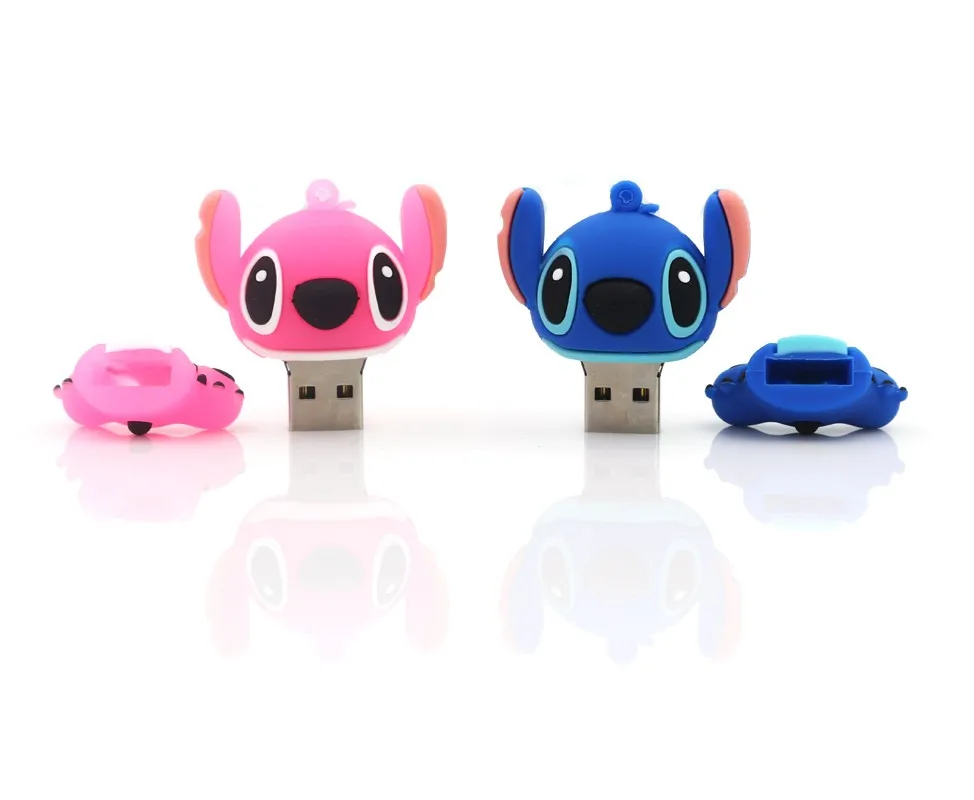 Милые Catoon USB Flash drive 64 ГБ 32 ГБ 4 ГБ 8 ГБ 16 ГБ мультфильм животных Флеш накопитель флэш-памяти флеш накопитель Stick U stick