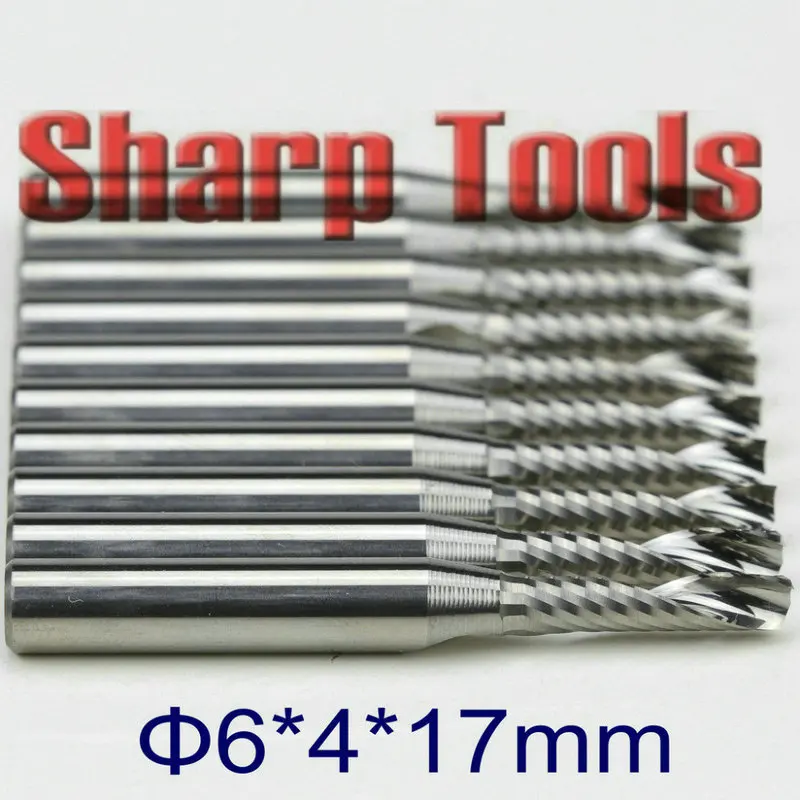 1 Flute Carbide End Mill Milling Cutter Tools CNC Router Bits_1