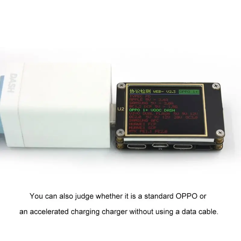 Medidor de corriente y voltaje de WEB-U2 probador USB QC4+ PD3.0 2,0 PPS prueba de capacidad de протокол передачи de carga
