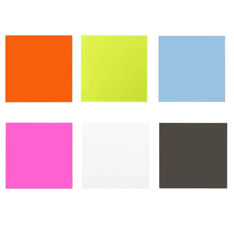 

15*15cm Plexiglass Board Colored Acrylic Sheet DIY Toy Accessories Model Making Fitness Equipments Accessories