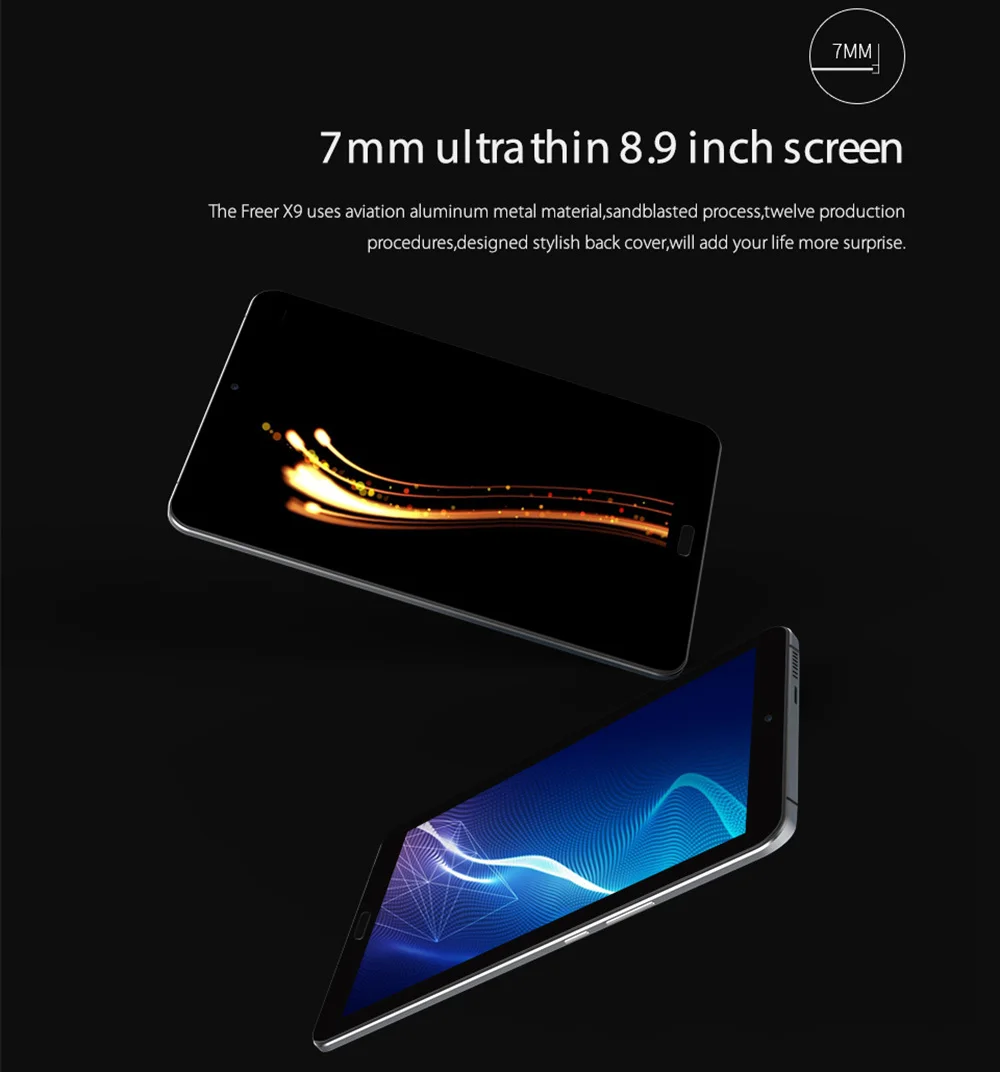 ALLDOCUBE Freer X9 Tablet PC 8.9 inch Android 6.0 MTK8173 Quad Core 2.0GHz 4GB RAM 64GB ROM Dual WiFi OTG 13.0MP Rear Camera