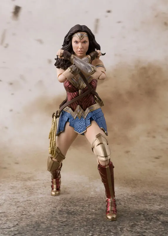 Красивый ангел-натуральная Bandai Tamashii Наций S.H. Figuarts Лига Справедливости Wonder Woman (Лига Справедливости) фигурку