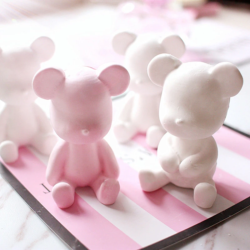 

DIY Bear Silicone Chocolate Mold Animal Mold Candy Sugar Cake Chocolate Border Decoration Molds Bakeware Ornament Easter Decor