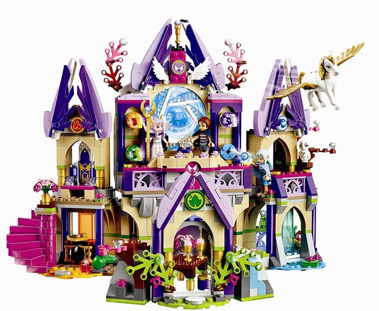 Bela Elves 41078 Skyra's Mysterious Sky Castle Building Blocks Model Toy  For Children Compatible Legoings Elves Bricks Figure - AliExpress Toys &  Hobbies