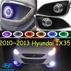 Автомобиль-Стайлинг, IX35 туман Light 2010 ~ 2013 Бесплатная доставка! ix35 дневного света, хром, 2 шт. + провод ON/OFF: Галоген/Ксеноновые + балласт, ix35