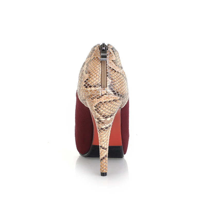 KARINLUNA/Модная Брендовая женская обувь, большие размеры 34-43 женские пикантные вечерние туфли-лодочки на очень высоком каблуке и платформе женская обувь