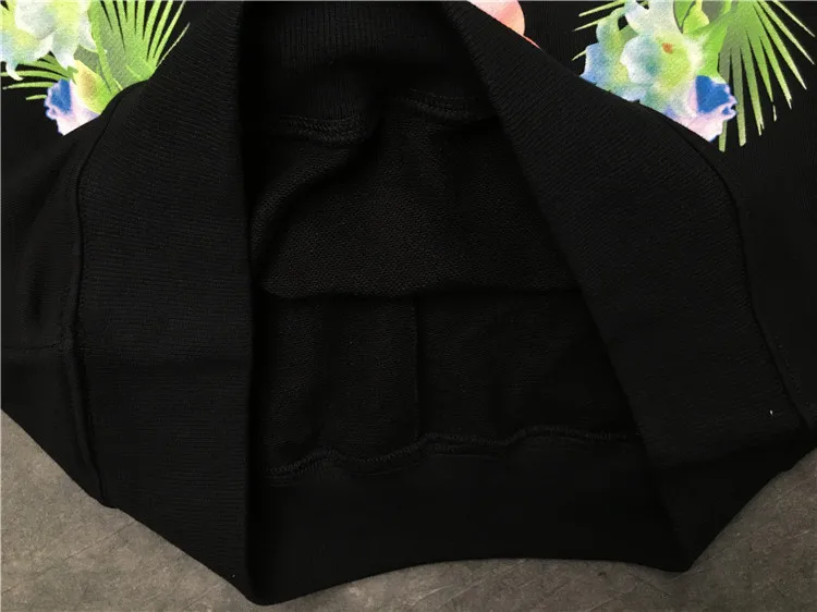Новинка 19ss мужские высокие панк голые девушки цветок толстовки с капюшоном Кофты бархат хлопок Дрейк толстый флис улица хип хоп# H40