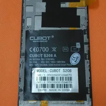 Б/у ЖК-дисплей+ дигитайзер сенсорный экран стекло+ рамка для CUBOT S208A MTK6582 1,3 ГГц четырехъядерный 5,"