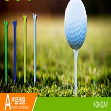 Retail High Quality 150pcs/5boxes Grown golf Tee Divot Tools Brand ABS Plastic Golf Pentagon Tees Golf Accessory