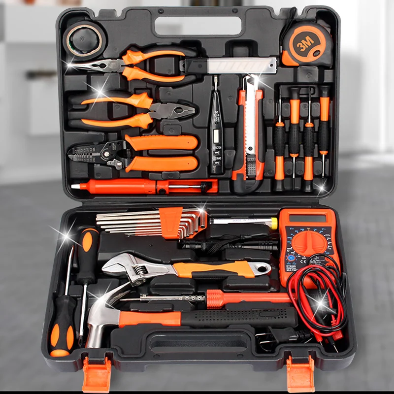US $73.72 Electrician 35 tools sets Sanying tools Multifunction Household home use hand tools Combination repair Box J6XY07