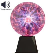 New Version Of Sound Plasma Ball Light Magic Crysta Ball Lamp Ion Sphere Lightning Carnival Atmosphere Lamps Novelty Night Light