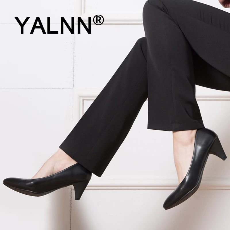 

YALNN 2019 HOT Women Shoes Pointed Toe Pumps Slip-on Dress Shoes High Heels Shoes Spike Heels Wedding Shoes for Women