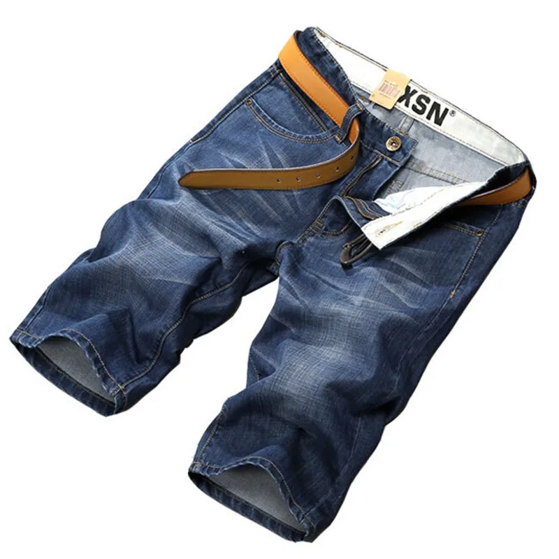 New High Quality Cotton Fashion Casual Slim Straight Short Jeans For Men,Denim Summer Jeans Men Shorts Plus Size 44 46 48 50