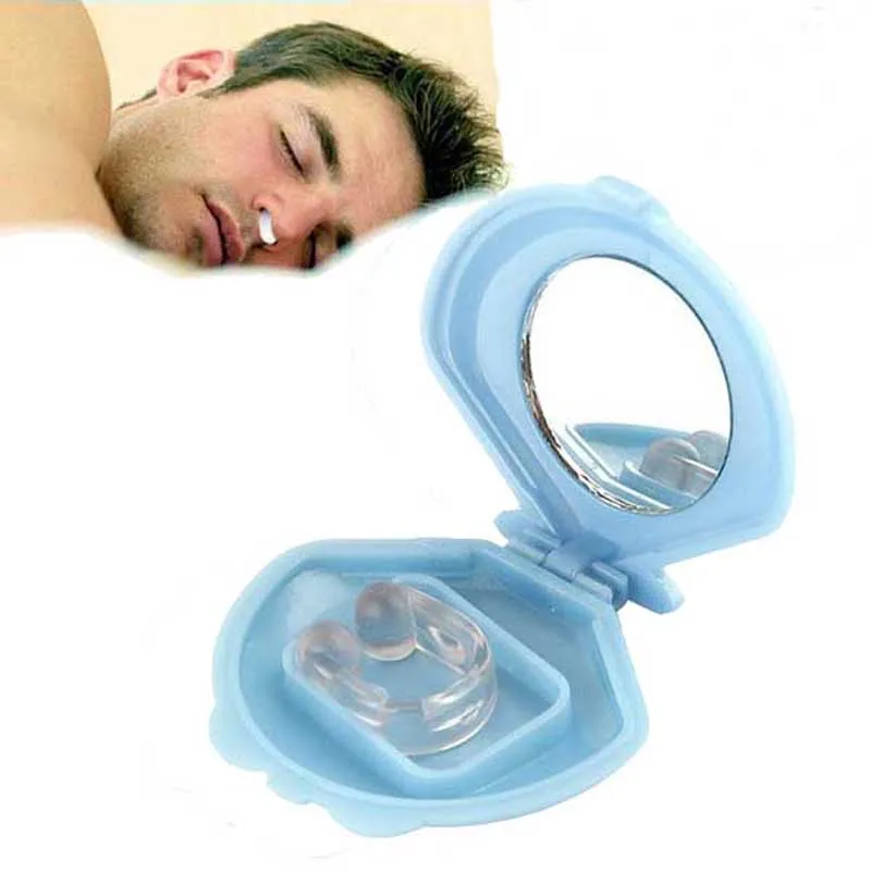 

Silicone Anti Snore Nose Clip Anti Snoring Sleep Aids Stop Snore Nose Vents Snore Reducing Relief Device