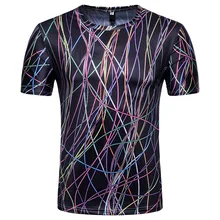 DropshippingMen's 3D Short Sleeve Print T-Shirt Line Print Design Casual T-Shirt DropshippingMen's 3D Short Sleeve Print T-Shirt Line Print Design Casual T-Shirt