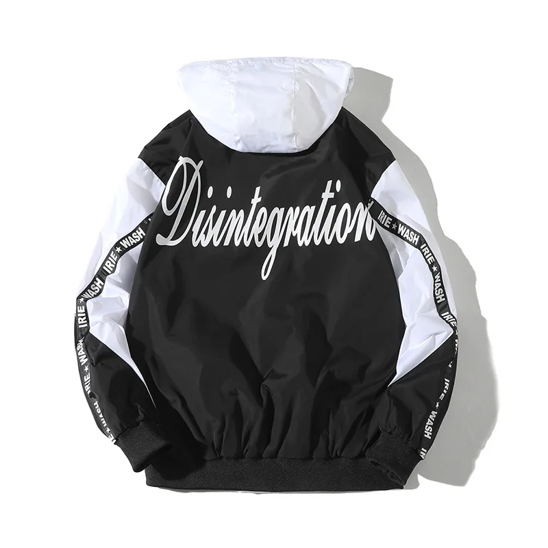 BOLUBAO أزياء الرجال جاكيتات الربيع الخريف الذكور الشارع الطباعة سترة واقية سترة رجل الهيب هوب جاكت مزود بغطاء للرأس معاطف