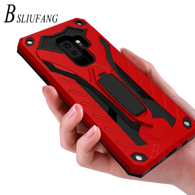 

Rugged Armor case For Samsung Galaxy S8 S9 S10 Plus S7 Edge Hard PC Shockproof Cover Case For A6 A7 A8 A9 J4 J6 J8 2018 Note 8 9