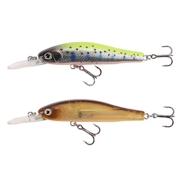 

TSURINOYA Minnow Fishing Lure DW49 65mm 5.5g 3D Eyes Simulated Fishing Magnet Centrifugal Minnow Diving Depth 1m