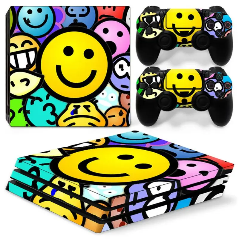Бомба для PS4 Pro стикер Sony Playstation 4 консоль + 2 контроллера бомбардировки винил