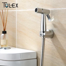 TULEX биде душ ручной опрыскиватель душевая головка Shattaf ABS хромированный гигиенический Душ аксессуары для ванной комнаты для кухни