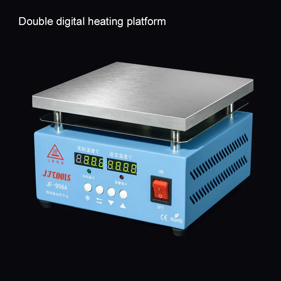 

LCD Screen Separator Heating Platform JF-956A constant temperature Station for PCB SMD heating lcd phone repair machine 220V