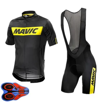 

Mavic 2020 Summer Short Sleeve Cycling Jersey Set Cycle Clothing Ropa Ciclismo Cycle Maillot Clothing uniformes hombre #84