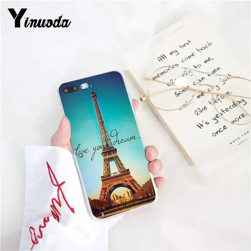 Роскошный Уникальный чехол для телефона Yinuoda Love Paris с Эйфелевой башней Франция