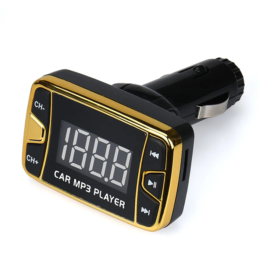 

Binmer A18 Mecall MP3 Player Wireless FM Transmitter Modulator Car Kit USB SD TF MMC LCD Remote