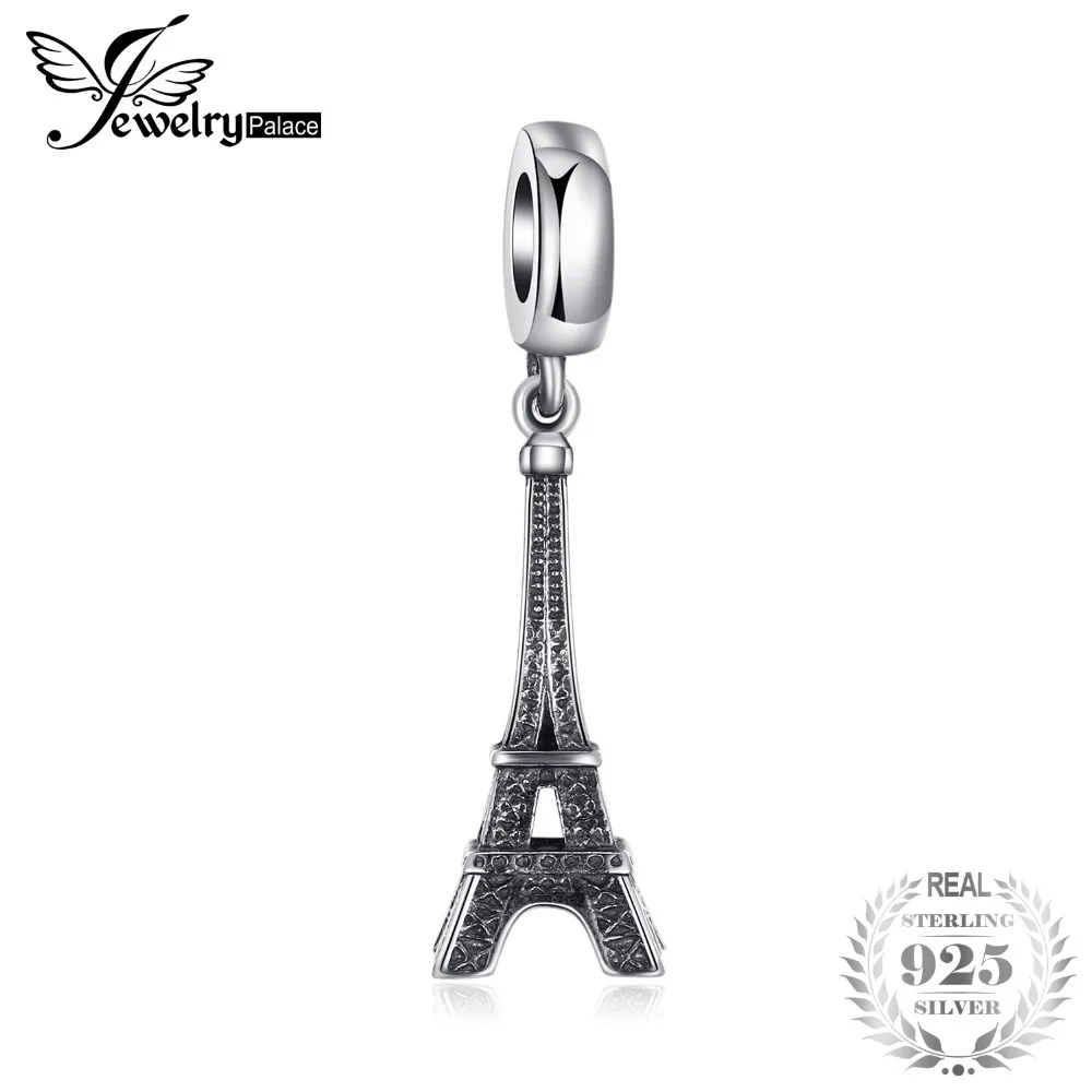 Jewelrypalace 925 пробы серебро Романтика Париж подарочные браслеты с брелоками для Для